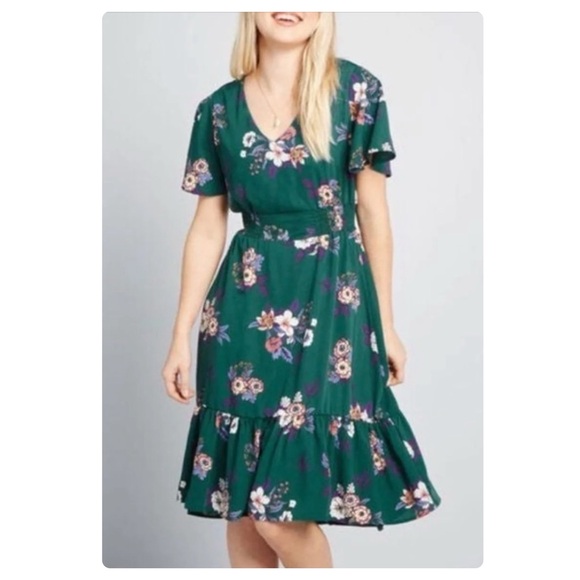 ModCloth Peach Love Through and Through Floral Midi Dress - Picture 14 of 14